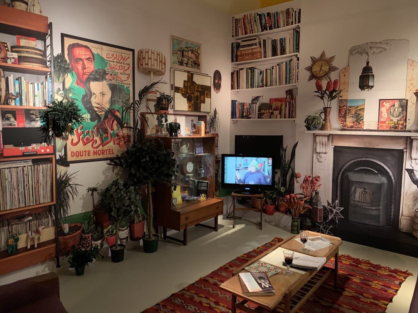 Pavilions of France, Great Britain, Uganda and USA